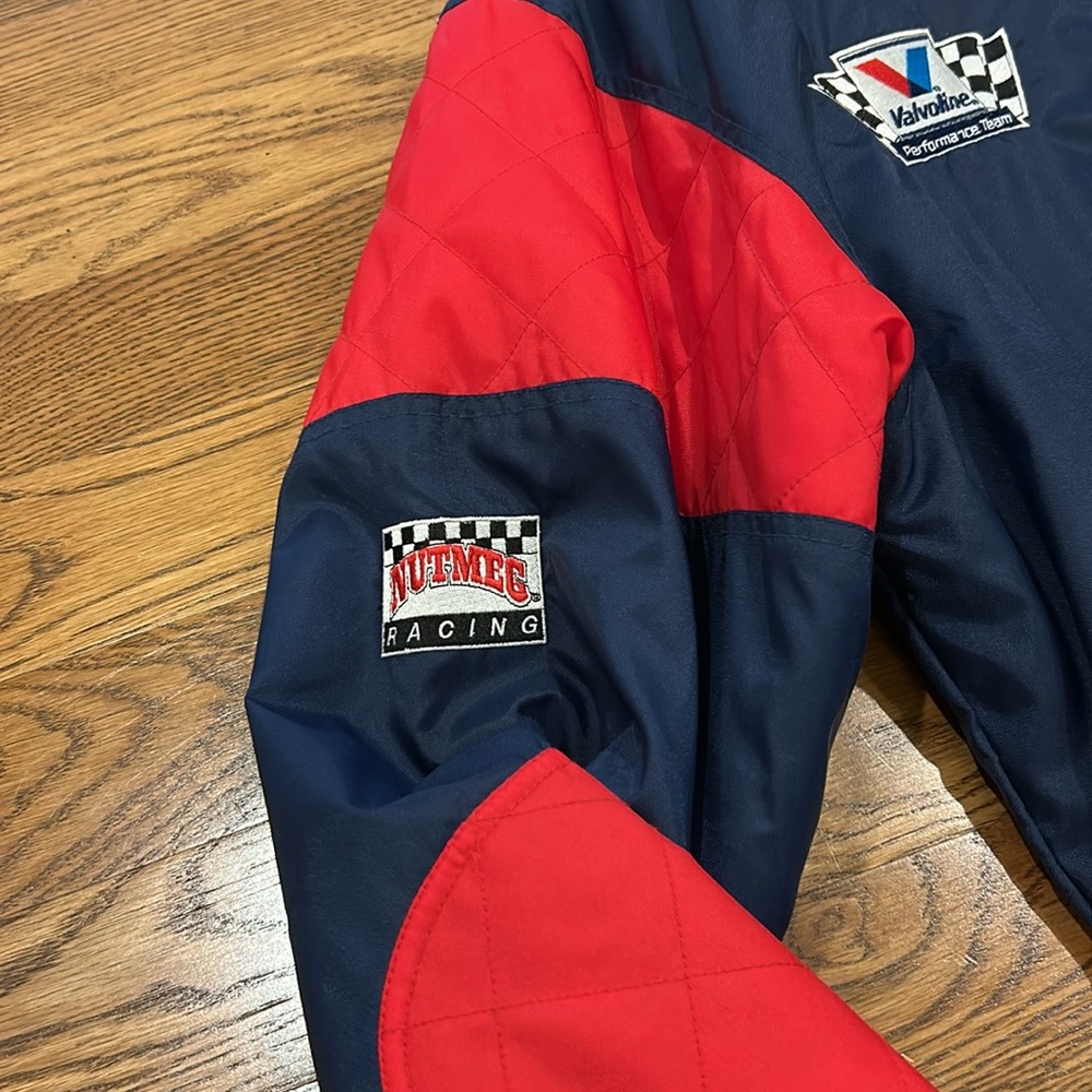 Vintage Nutmeg Racing Martin NASCAR Jacket. Rough Racing Martin #6. Size XL - Picture 10 of 17